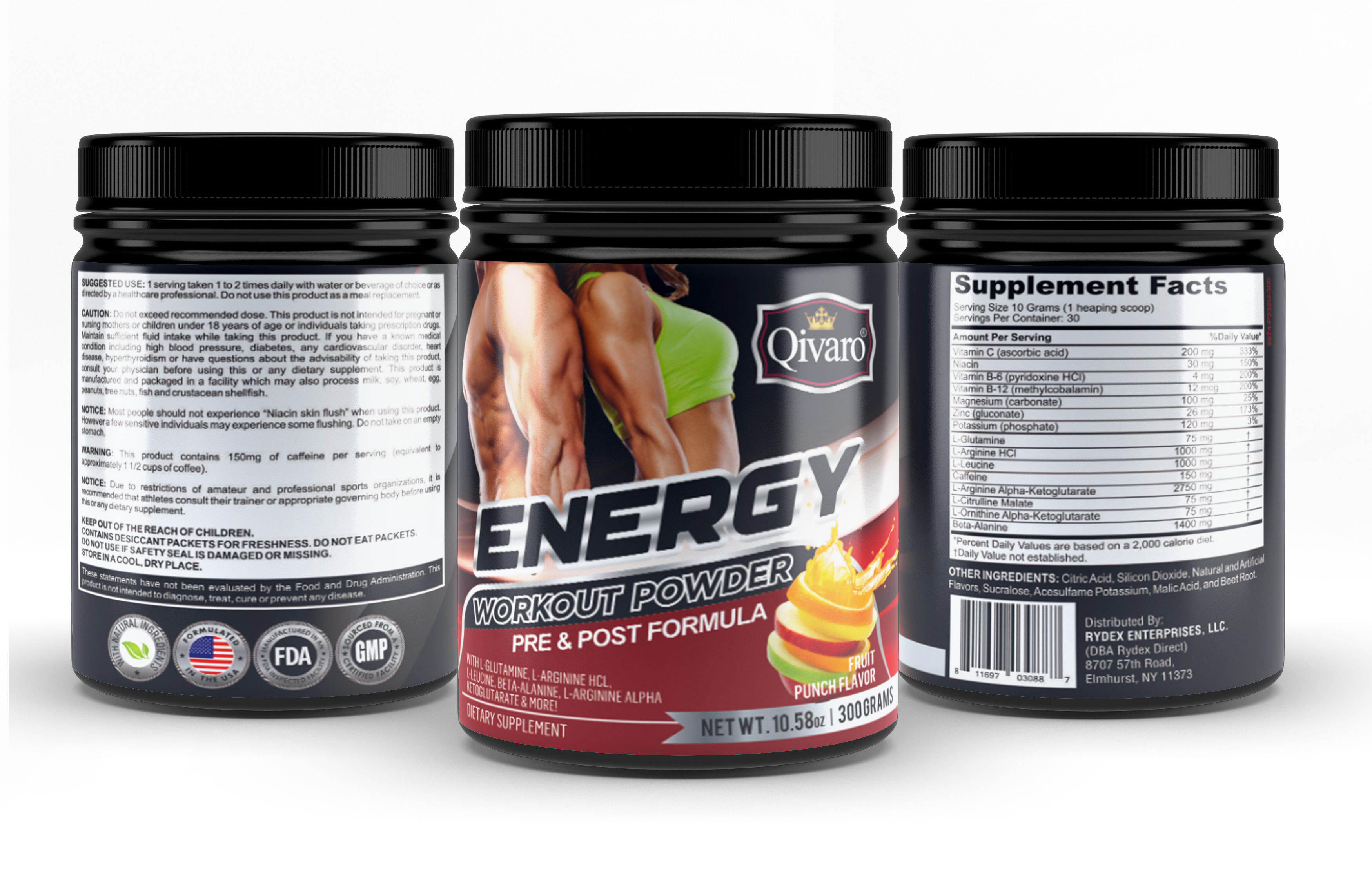 QIH50 - Energy Workout Powder