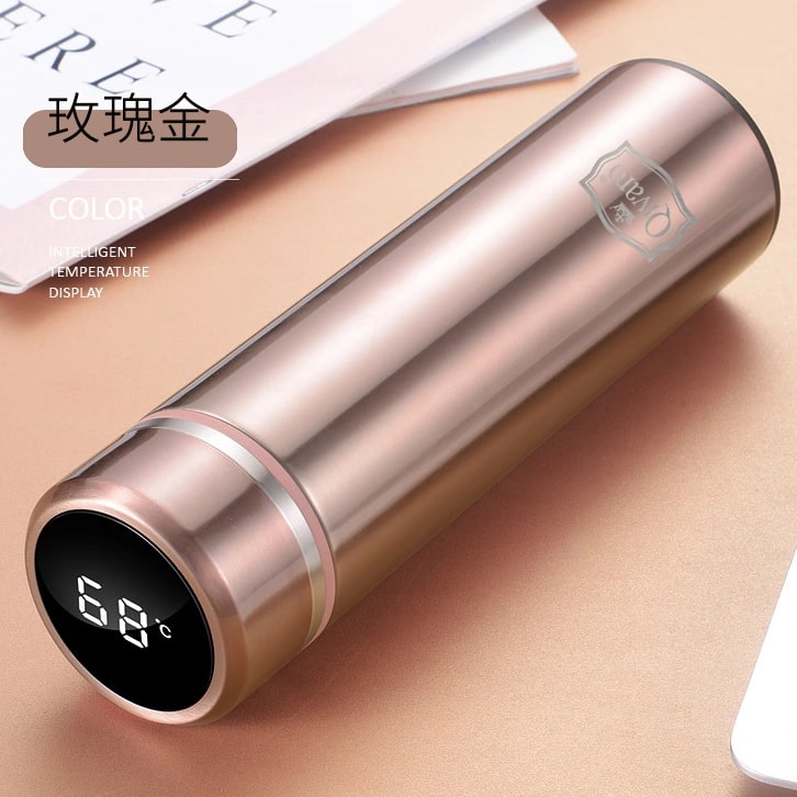 QGW004 電子顯示保溫杯 l DIGITAL VACUUM INSULATED BOTTLE by QIVARO