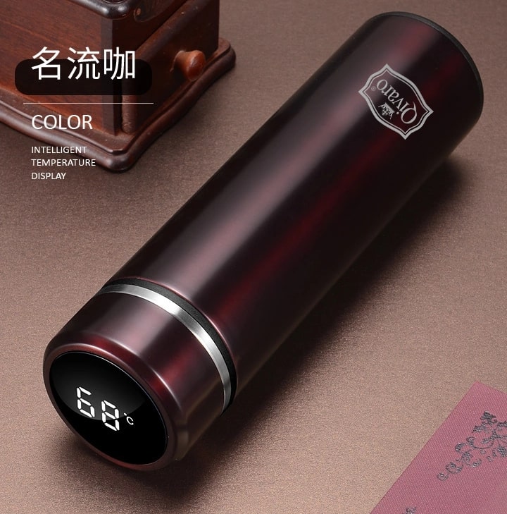 QGW004 電子顯示保溫杯 l DIGITAL VACUUM INSULATED BOTTLE by QIVARO