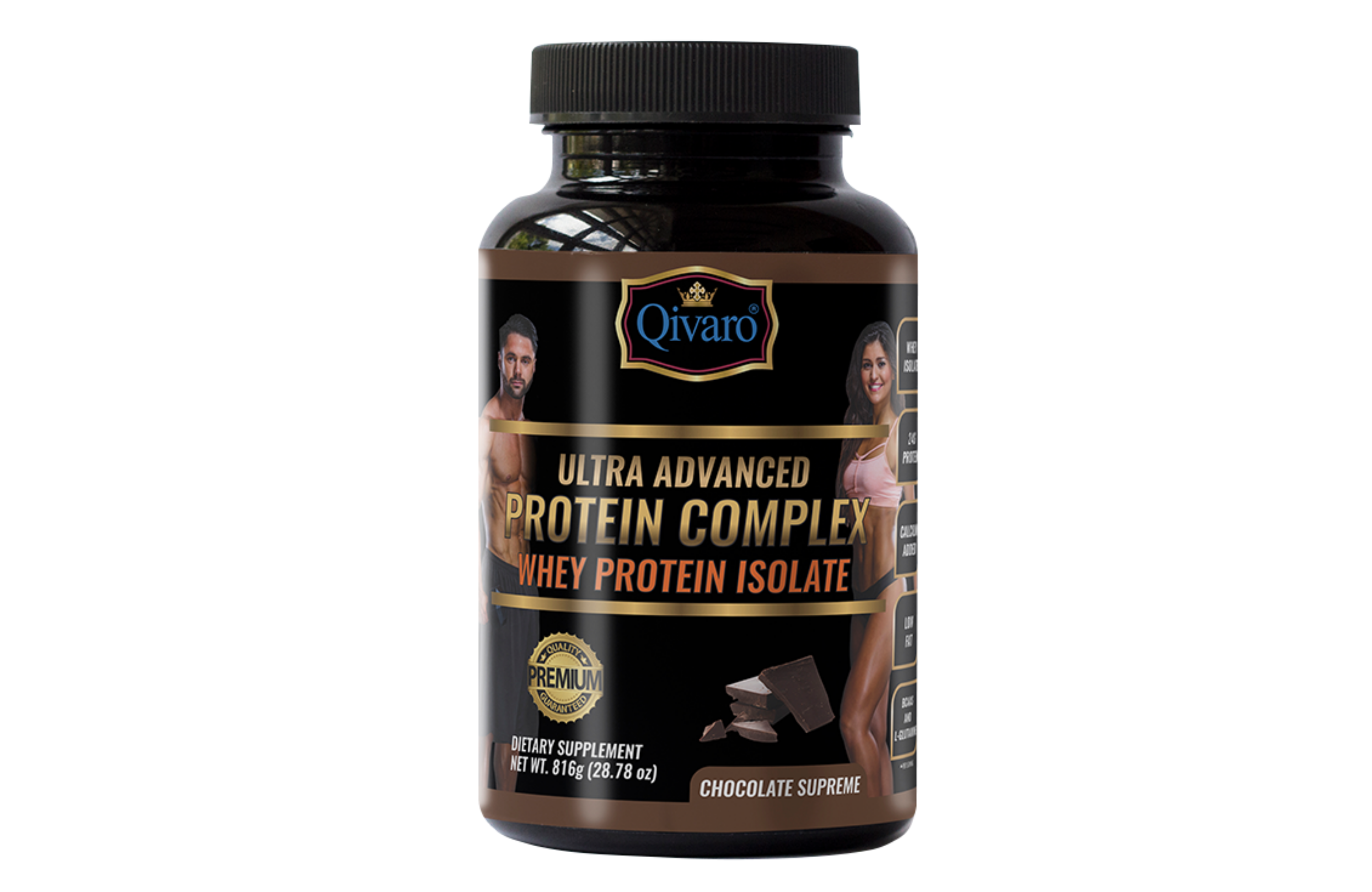 QPC02B - Ultra Advanced Protein Complex Whey Protein Isolate (Chocolate) - 816g