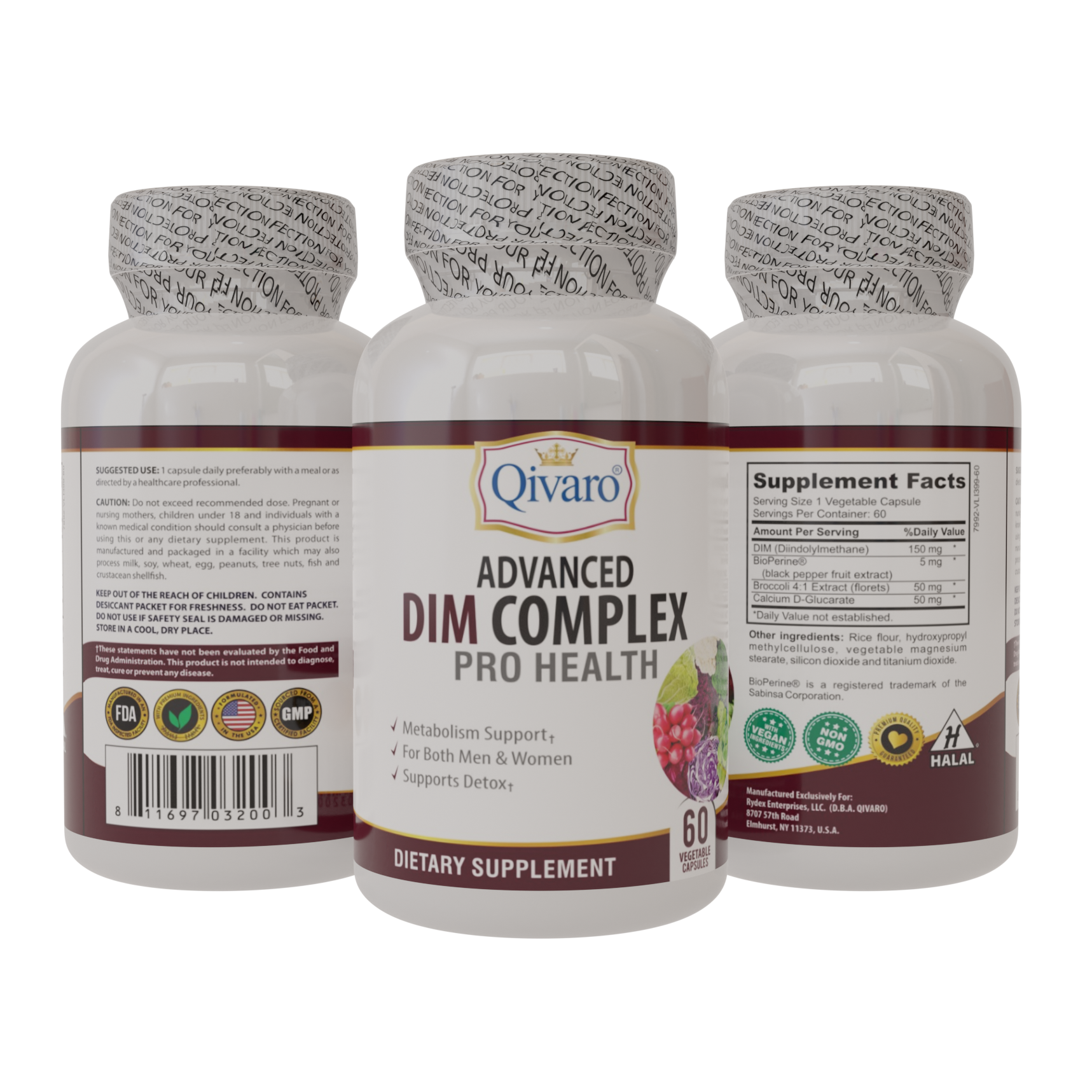 QIH811-二吲哚甲烷複合素食膠囊_DIM Complex_60 veggie capsules