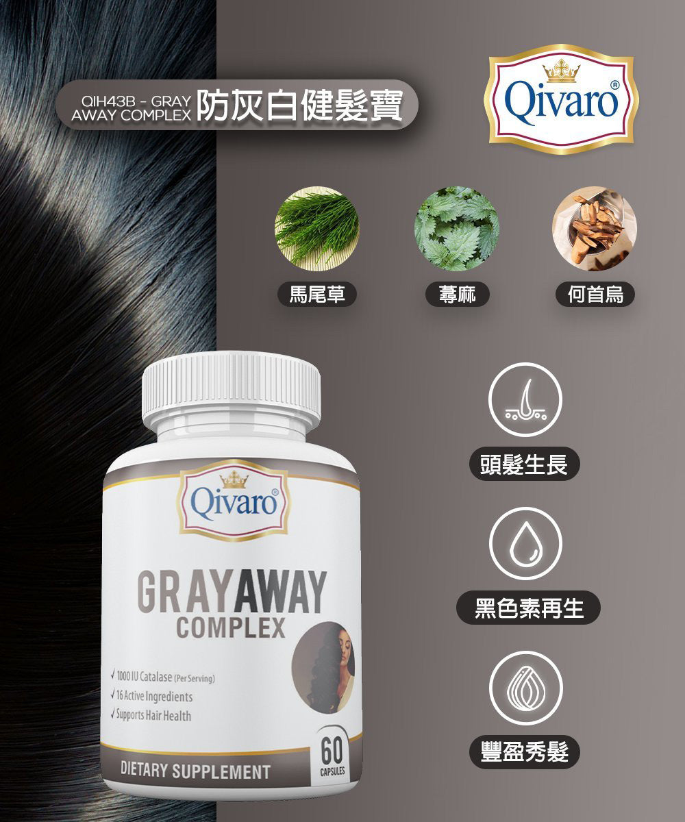 Combo 3-in-1 Pack: QIH43B Gray Away Complex