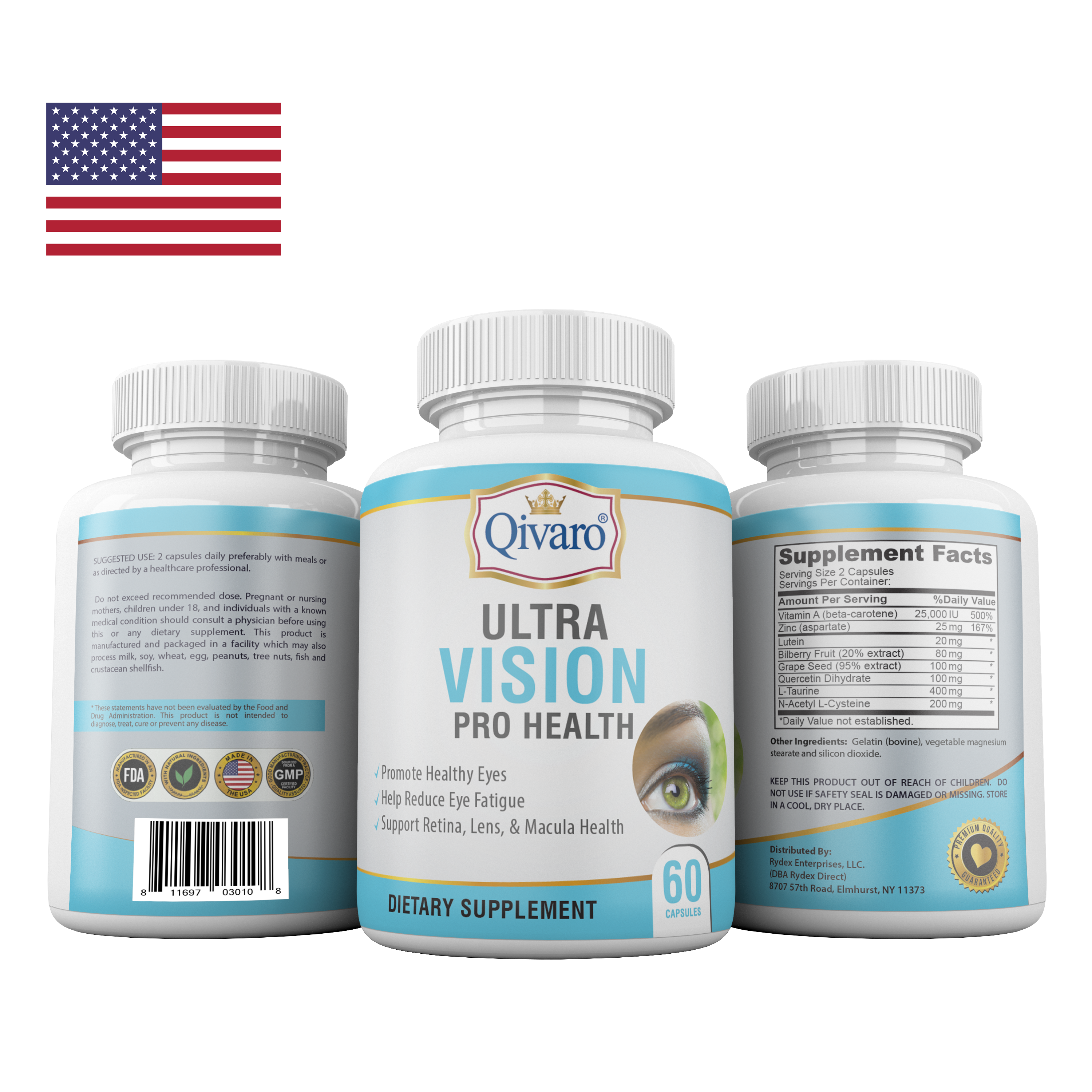 Combo 3-in-1 Pack: QIH07 Ultra Vision
