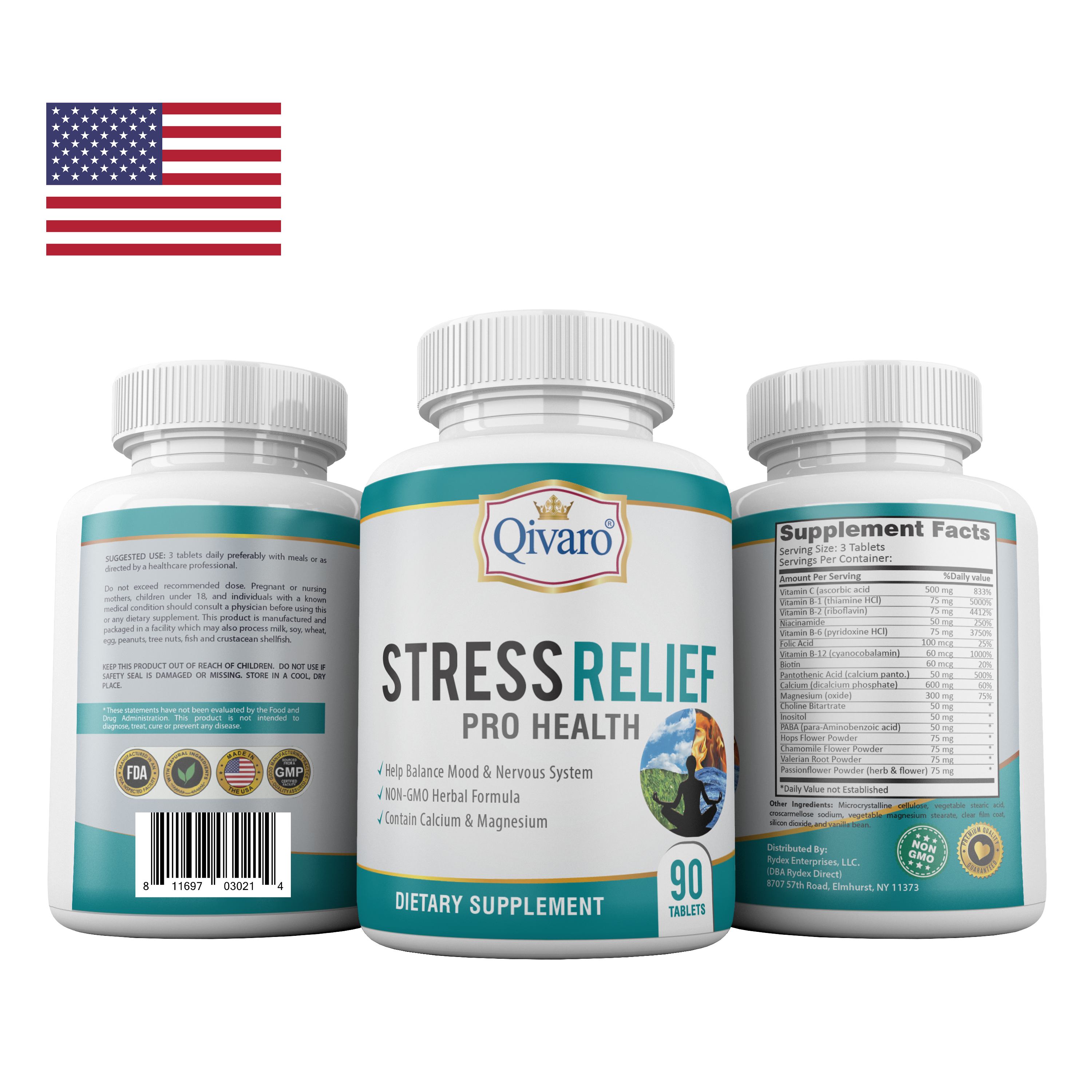 Combo 3-in-1 Pack: QIH14 Stress Relief