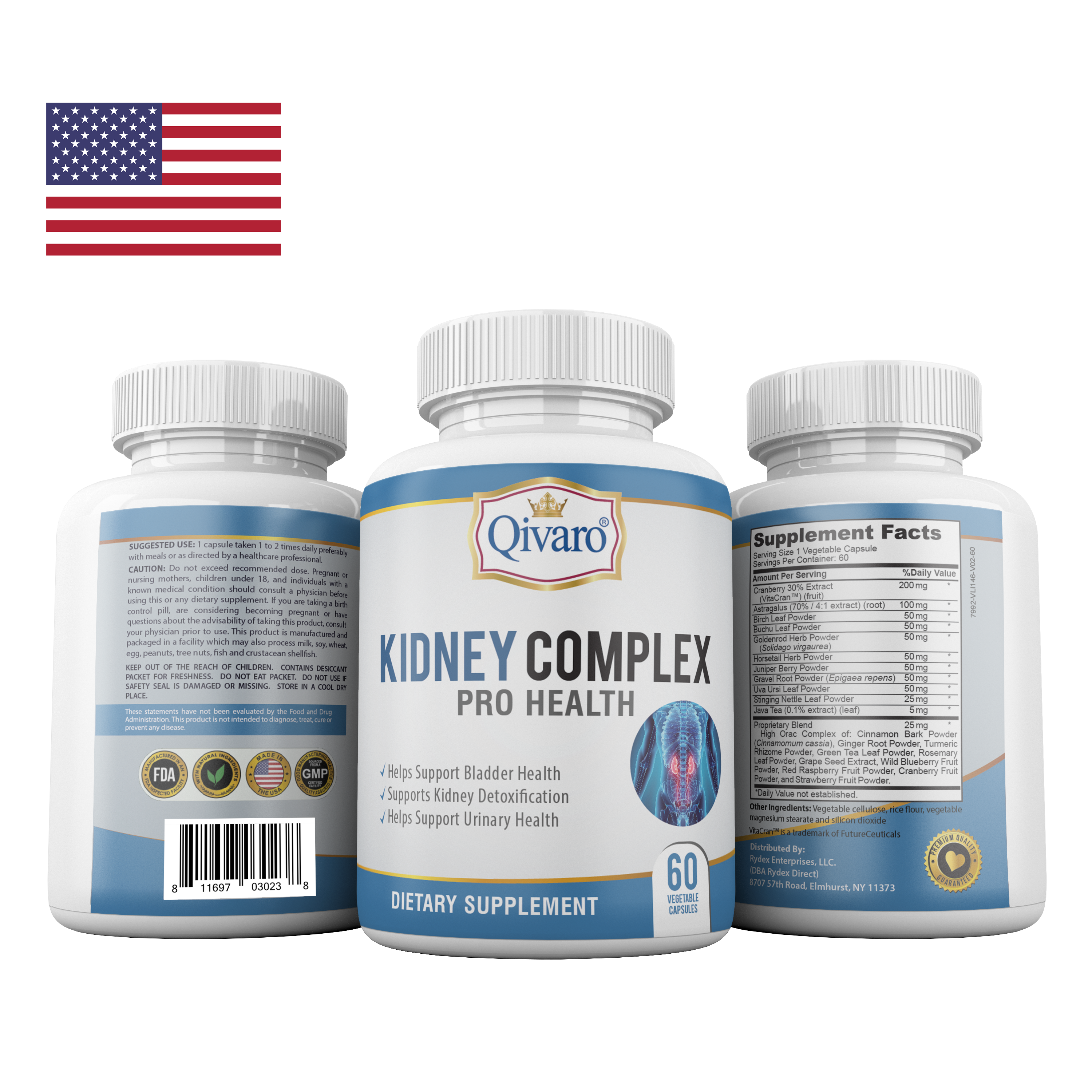 Combo 3-in-1 Pack: QIH16 Kidney Complex