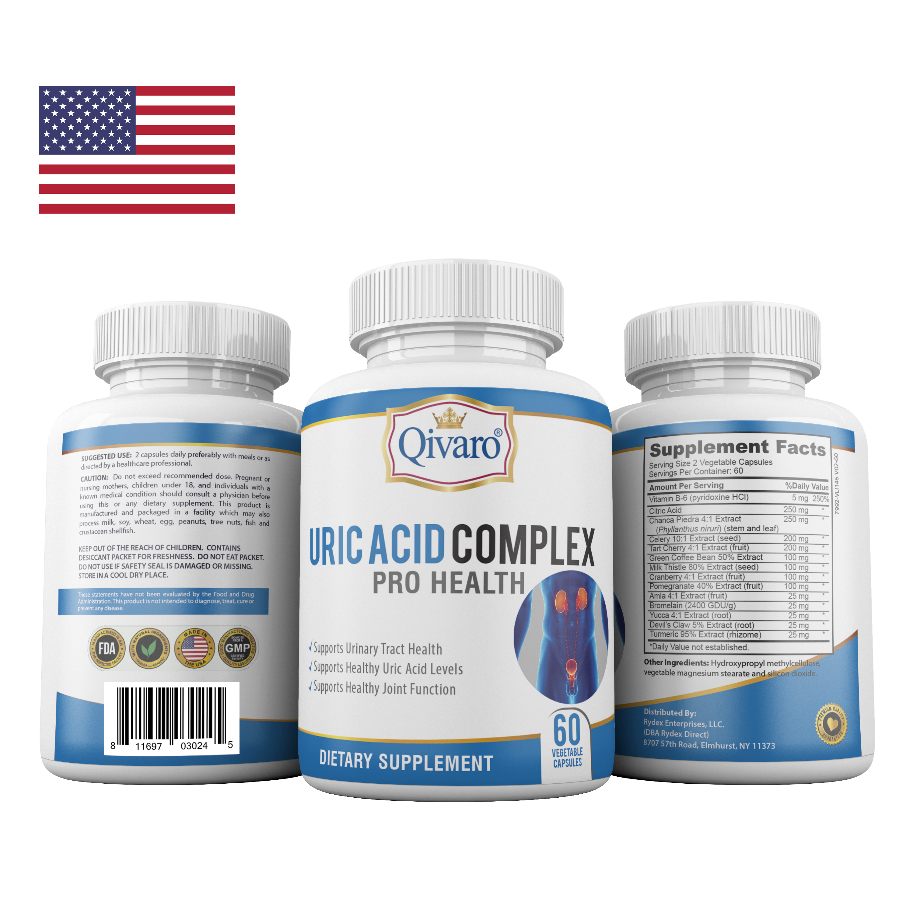 Combo 3-in-1 Pack: QIH17 Uric Acid