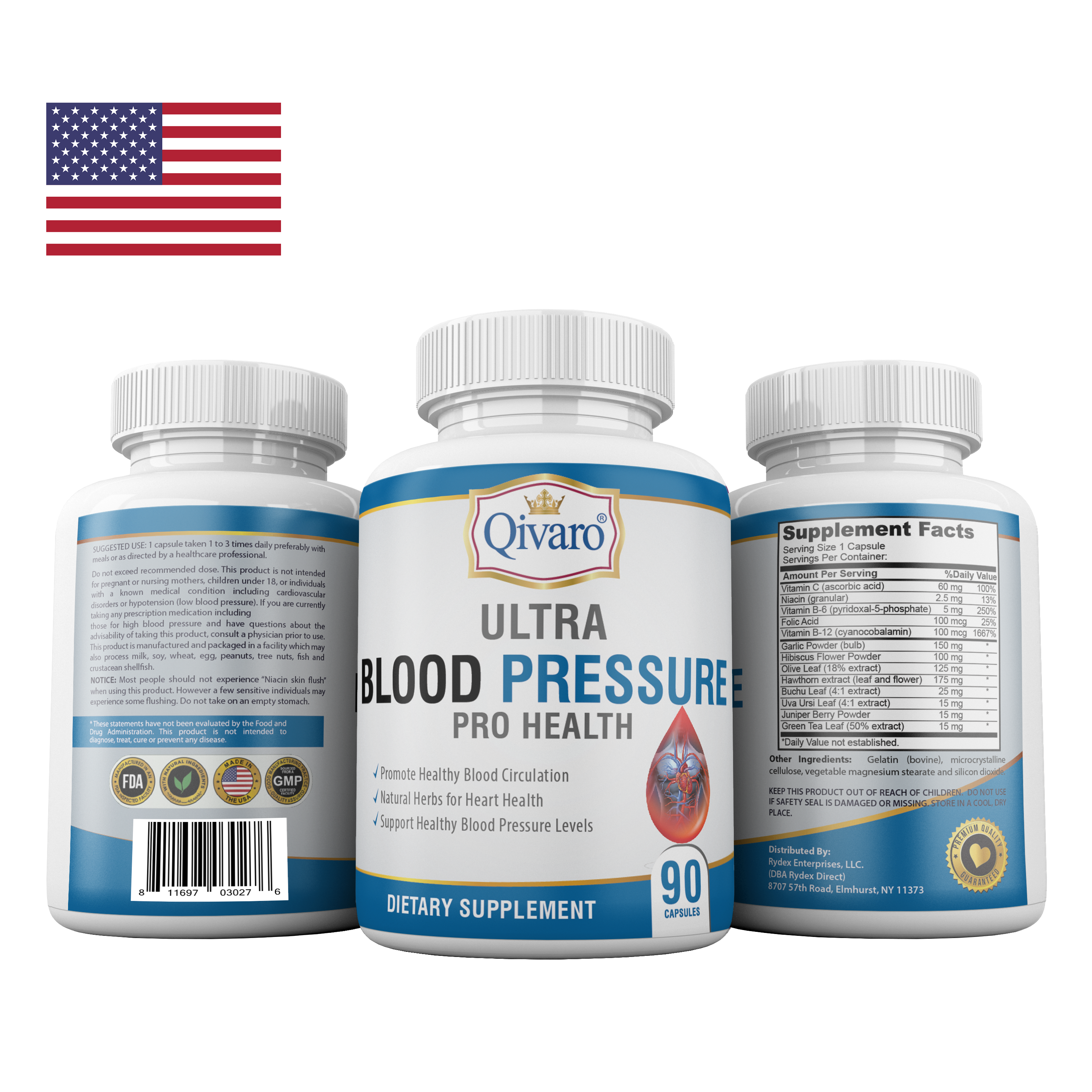 Combo 3-in-1 Pack: QIH20 Ultra Blood Pressure