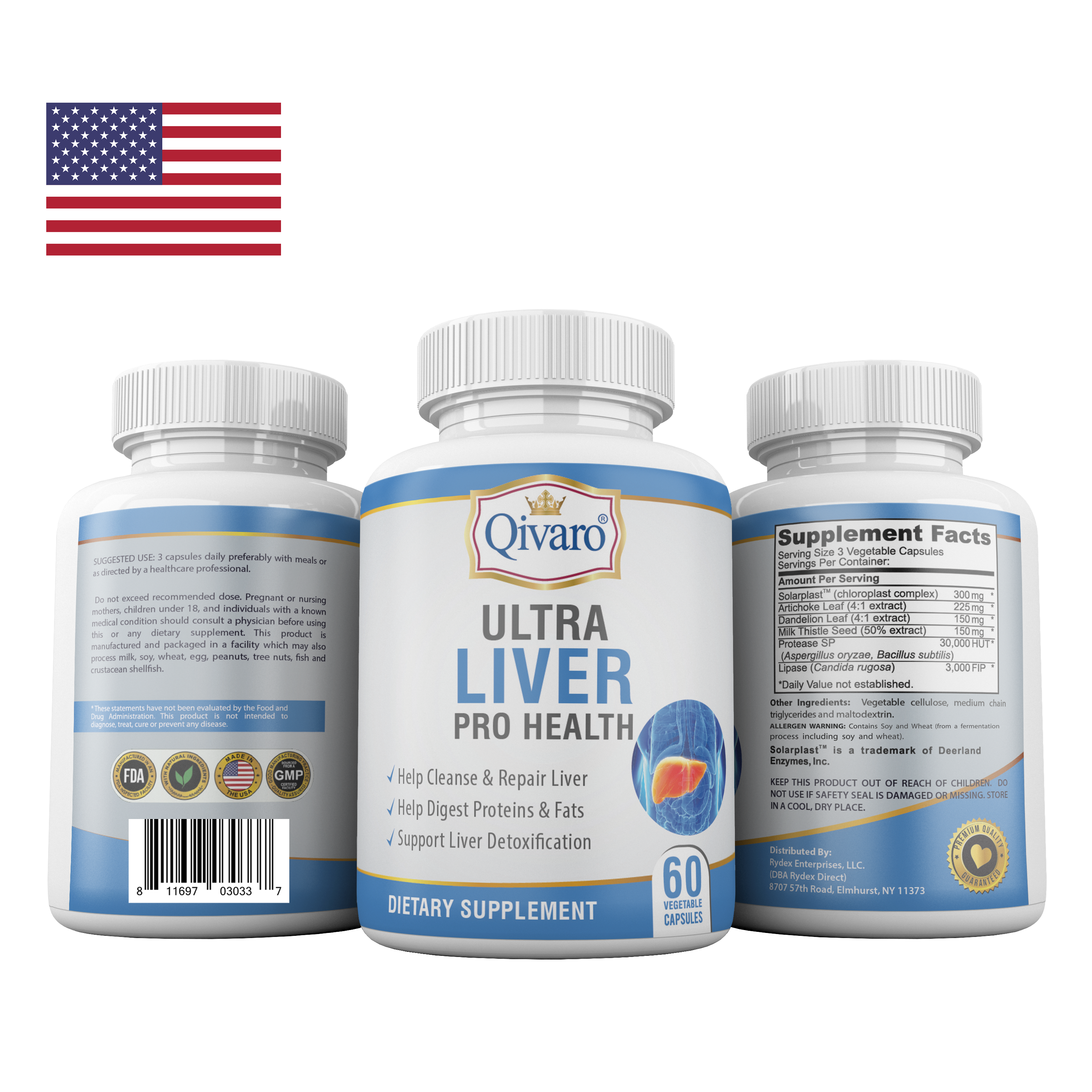 Combo 3-in-1 Pack: QIH26 Ultra Liver