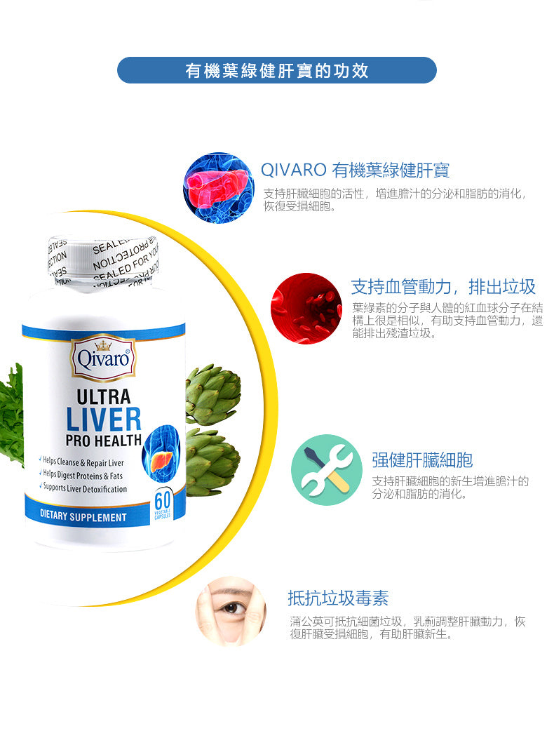 Combo 3-in-1 Pack: QIH26 Ultra Liver