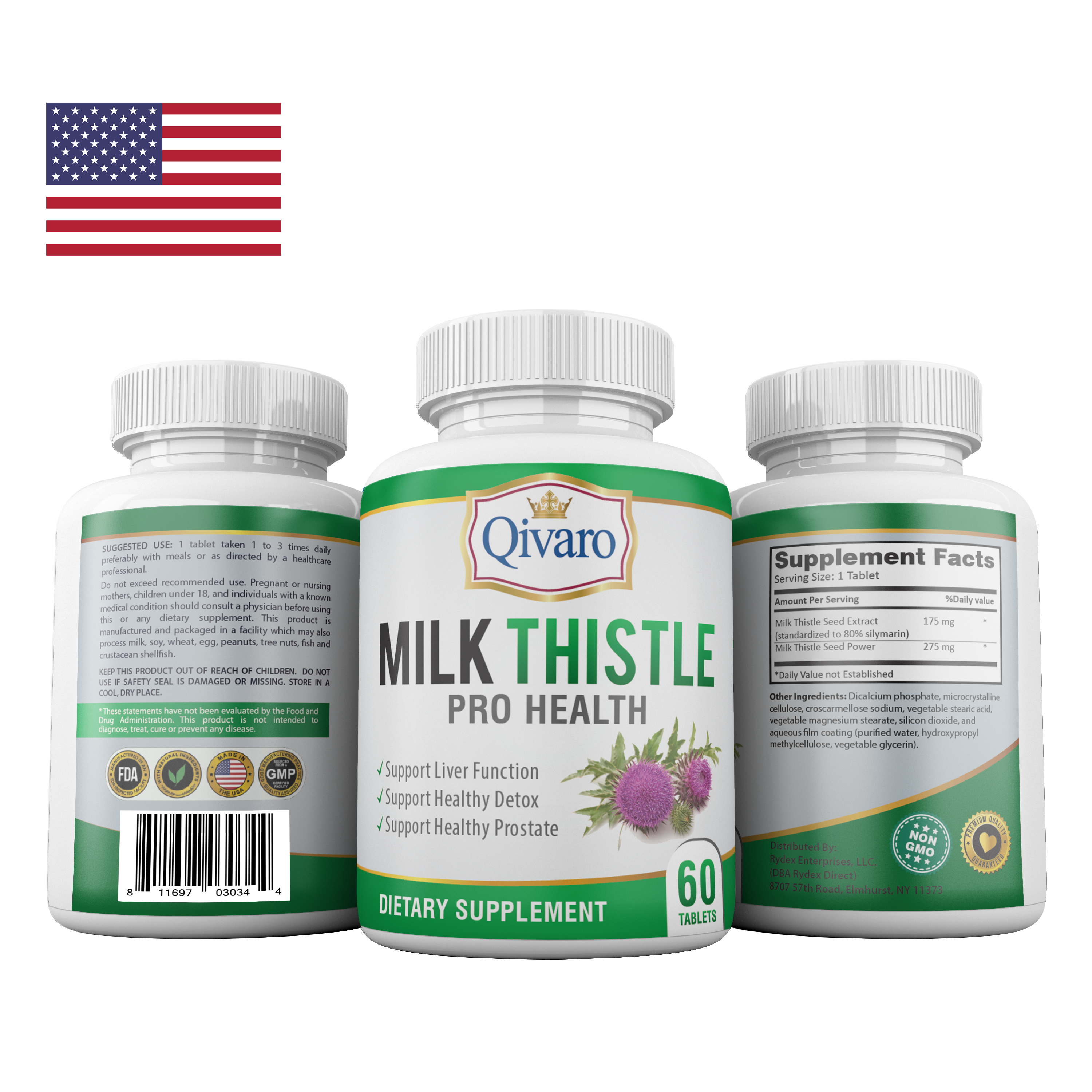 Combo 3-in-1 Pack: QIH27 Milk Thistle