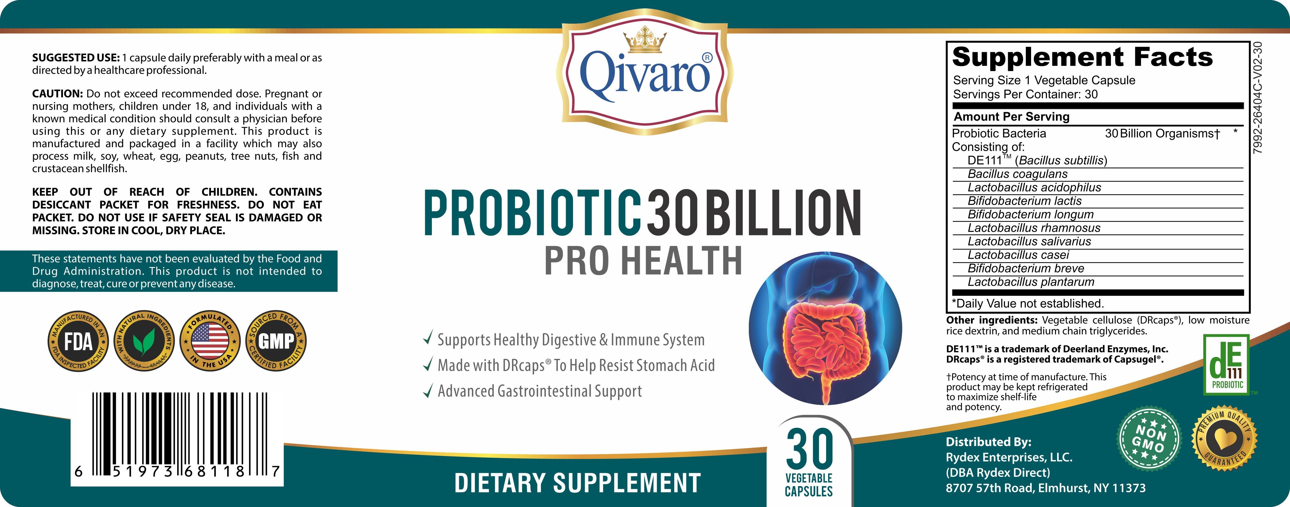 QIH32 - Probiotic 30 Billion