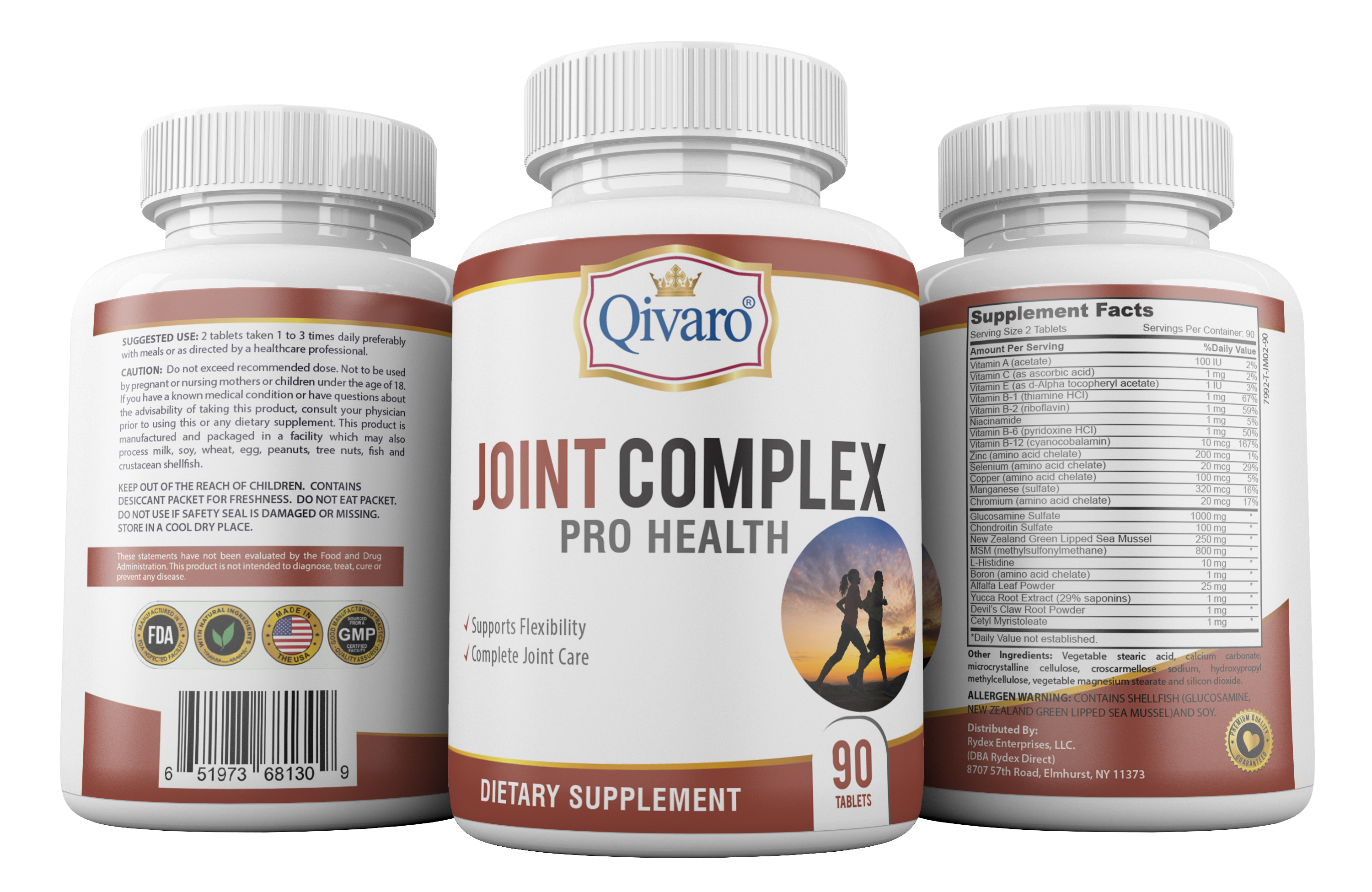 Combo 2-in-1 Pack: QIH04 Organic Turmeric 700 & QIH35 Joint Complex