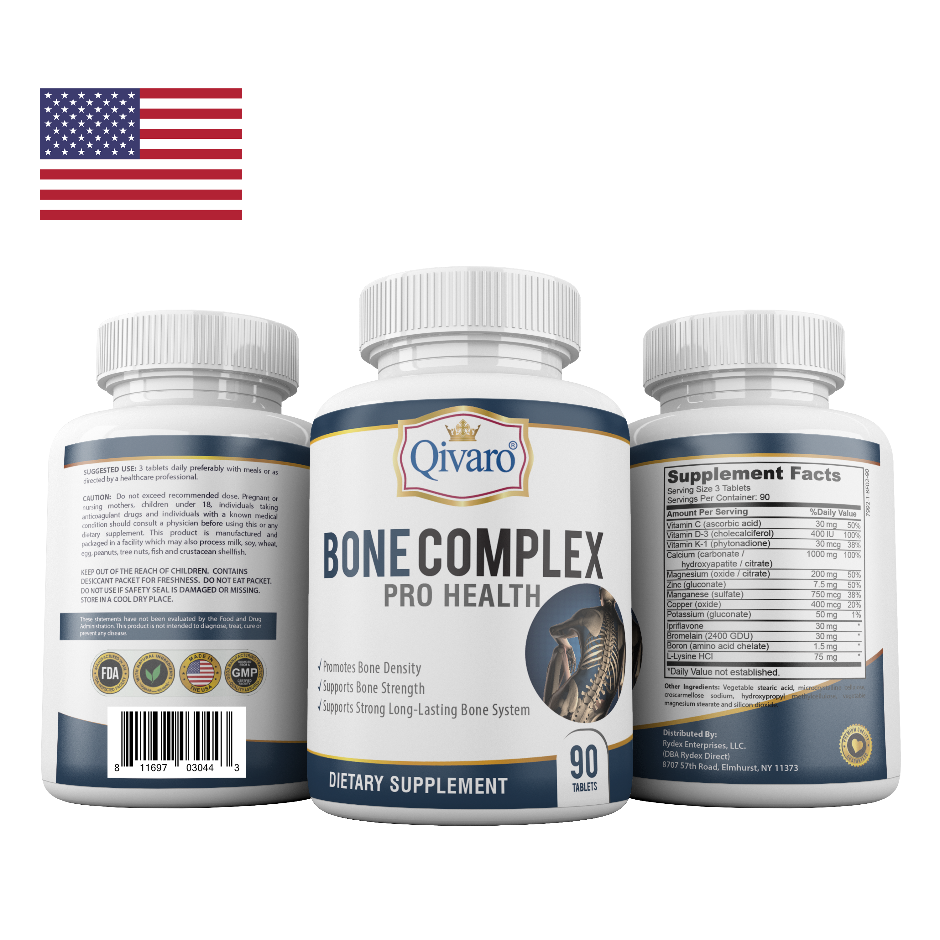 Combo 3-in-1 Pack: QIH36 Bone Complex