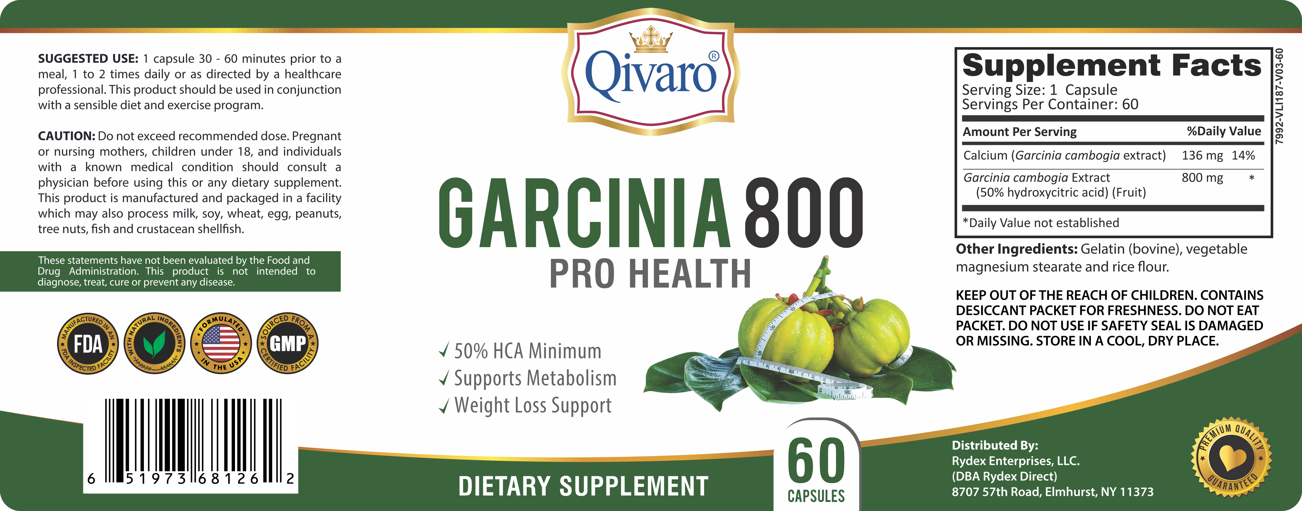 QIH38 - Garcinia 800