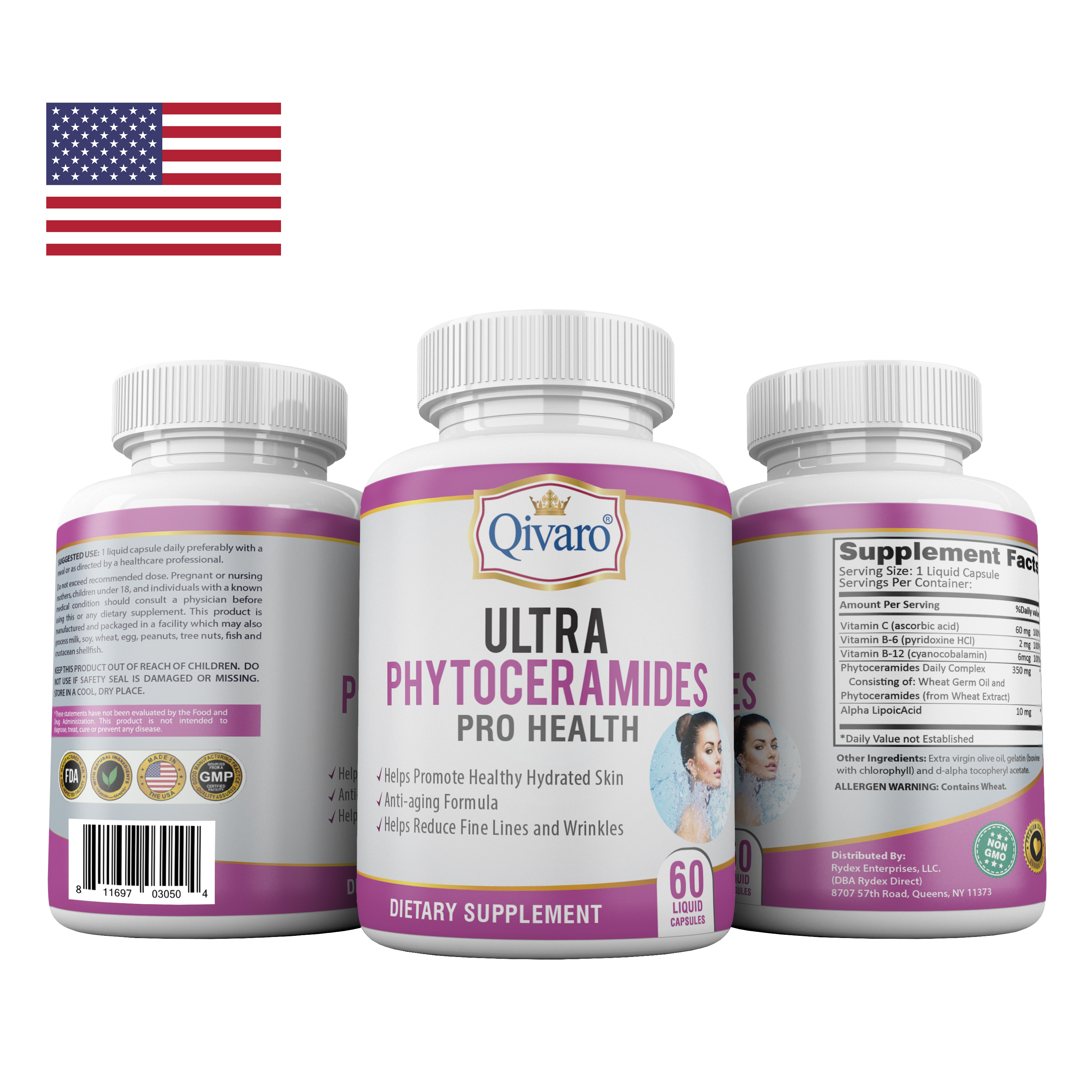 Combo 3-in-1 Pack: QIH42 Ultra Phytoceramides