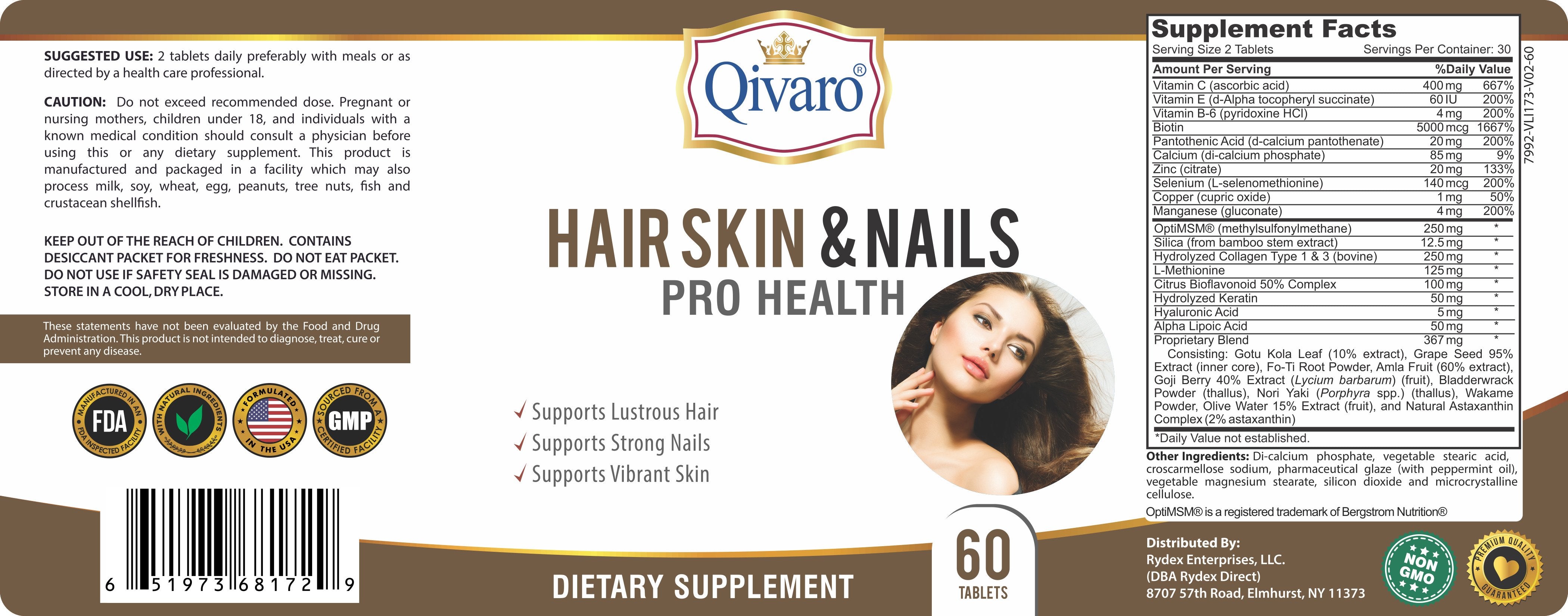 QIH43A - Hair, Skin & Nails