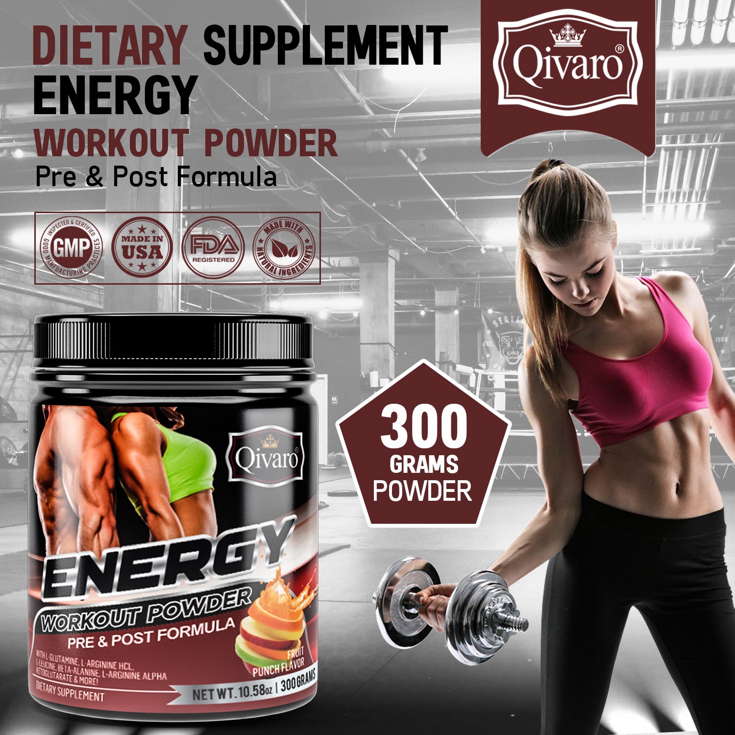 QIH50 - Energy Workout Powder