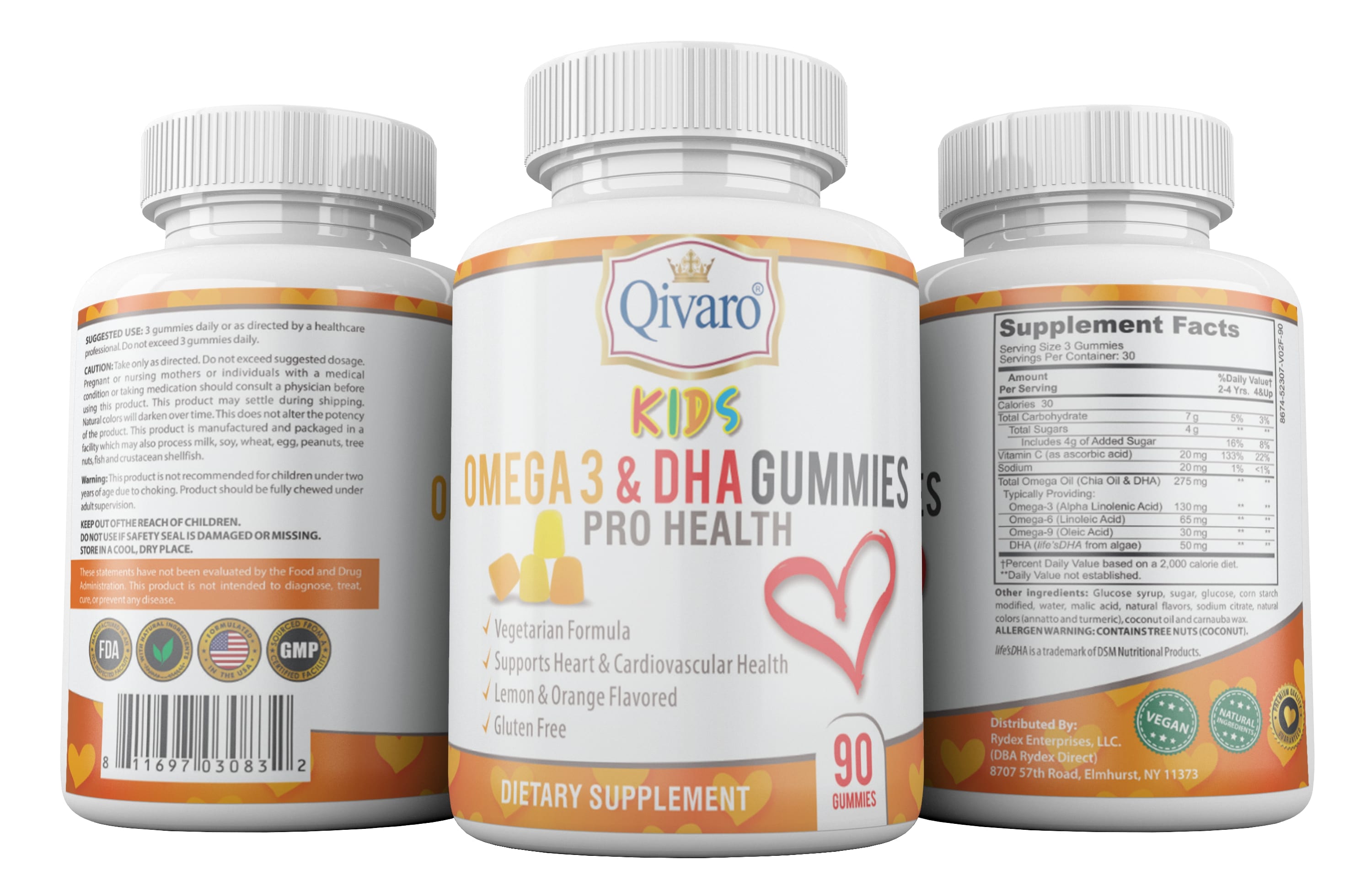 QKG02 - 兒童素食軟糖OMEGA 3 & DHA