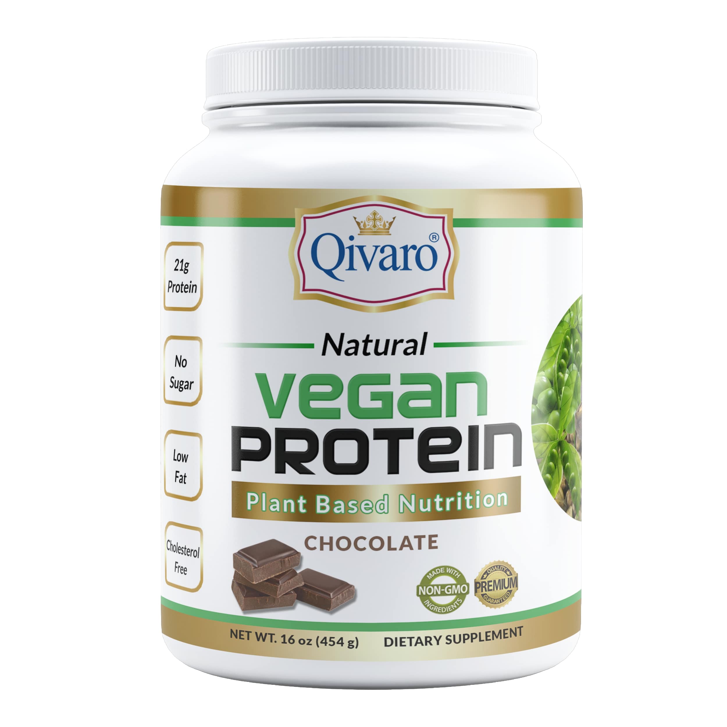 QVP01/02A - Vegan Protein Plant Based Nutrition (Vanilla/Chocolate)