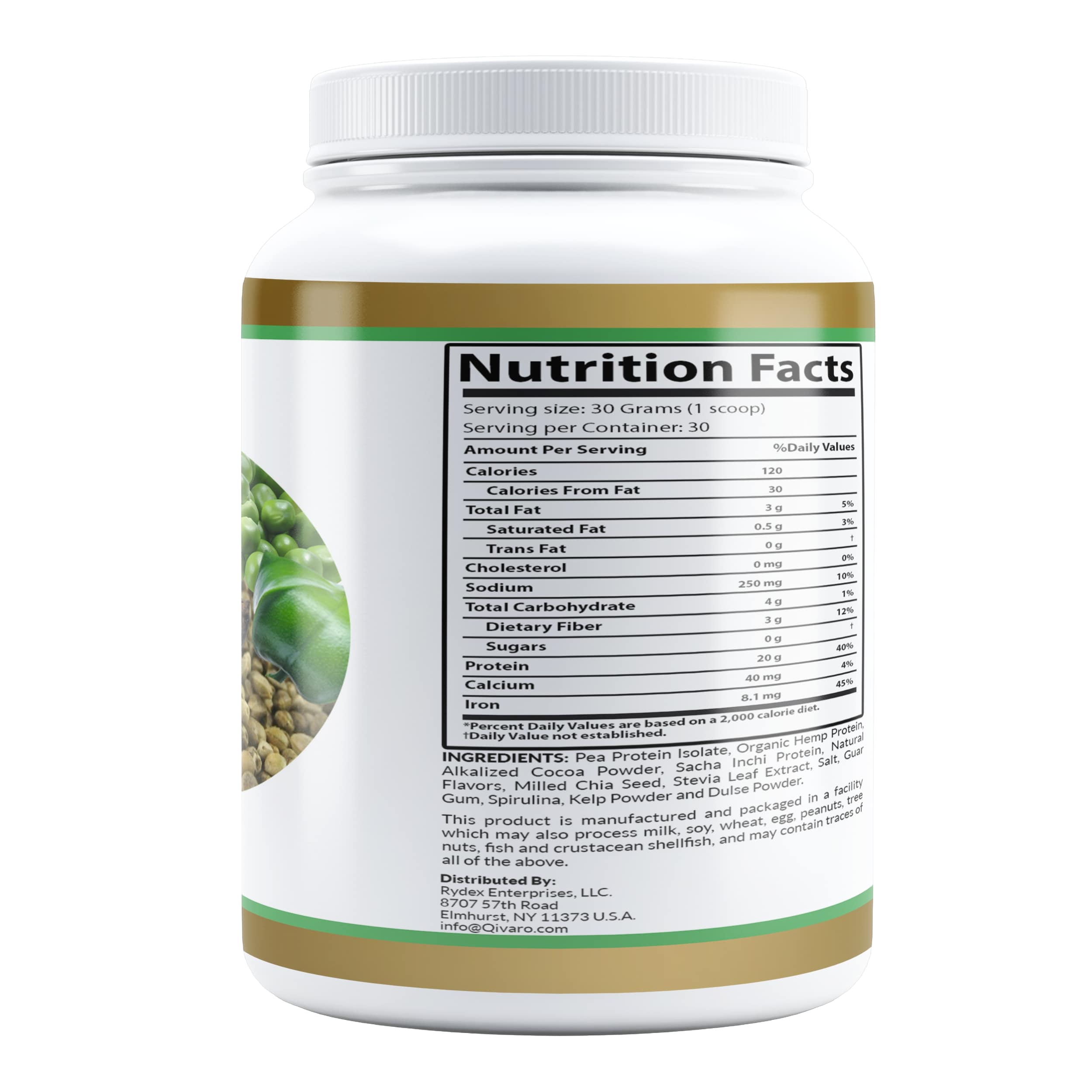 QVP01/02A - Vegan Protein Plant Based Nutrition (Vanilla/Chocolate)