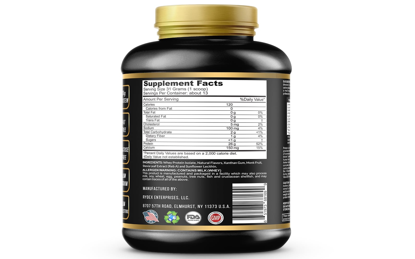 QWN(01A/02A/03A) - Natural Whey Protein With Pure Whey Isolate (Vanilla/Chocolate/Strawberry)