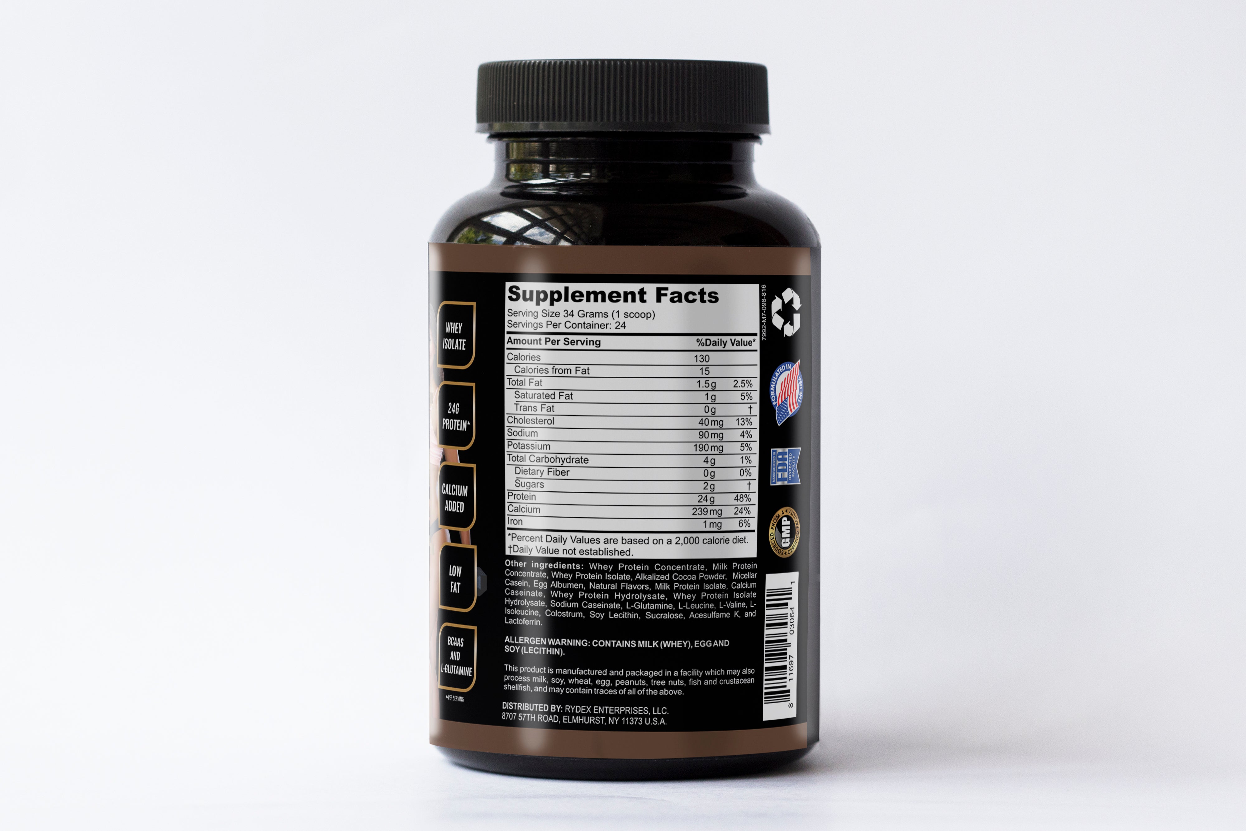 QPC02B - 超級健肌乳清蛋白粉（朱古力）– 816 克